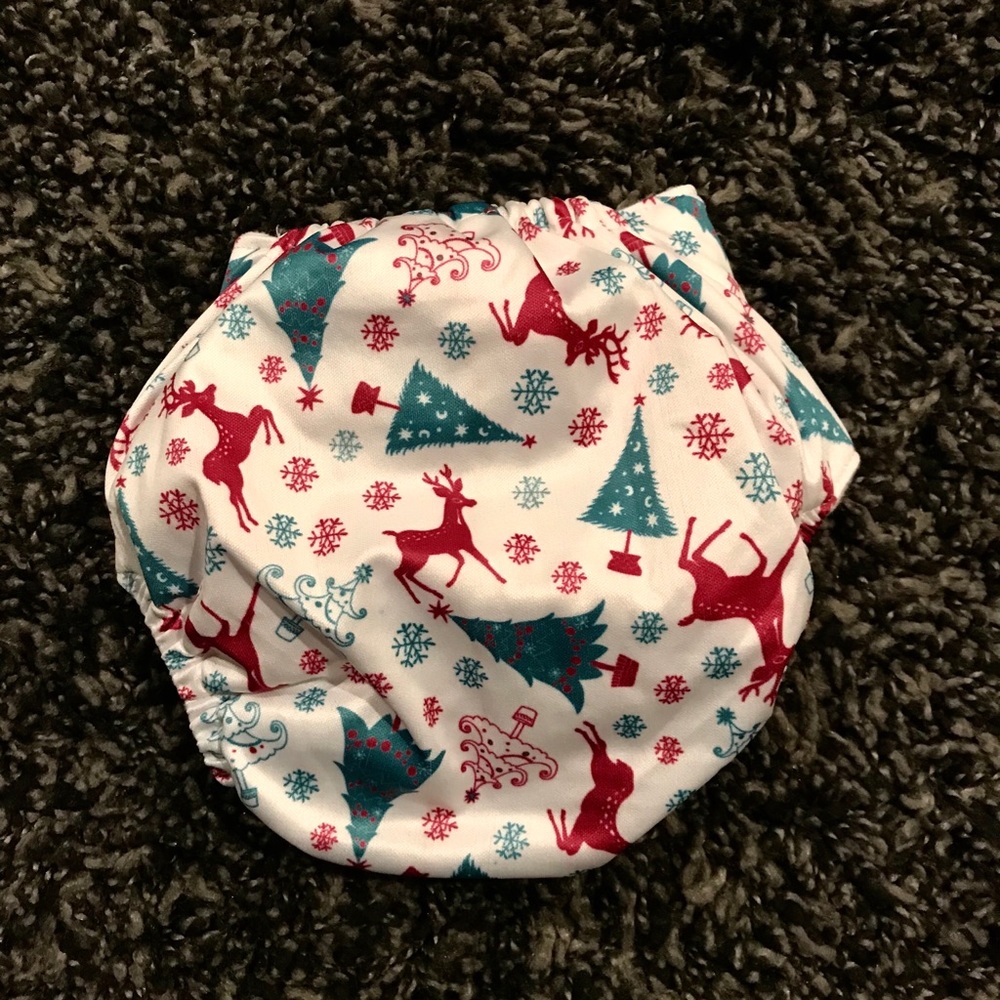 NWOT Christmas Cloth Diaper (Pocket)